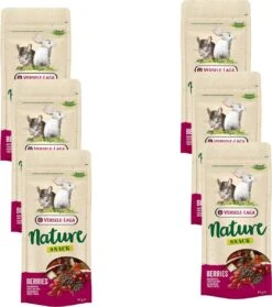 Versele-Laga Nature Snack Berries - Knaagdiersnack - 6 X Bessen 85 G