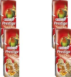 Versele-Laga Prestige Sticks Gropar Noten&Honing - Vogelsnack - 4 X 2x70 G