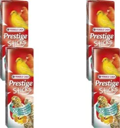 Versele-Laga Prestige Sticks Kanarie - Vogelsnack - 4 X Exotich Fruit