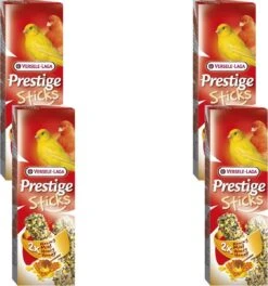 Versele-Laga Prestige Sticks Kanarie - Vogelsnack - 4 X Honing