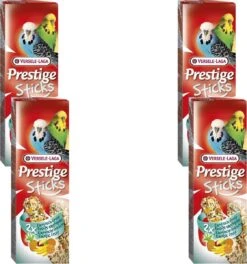Versele-Laga Prestige Sticks Grasparkiet - Vogelsnack - 4 X Exotich Fruit