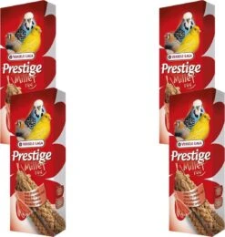 Versele-Laga Prestige Millet Trosgierst - Vogelsnack - 4 X 100 G Rood