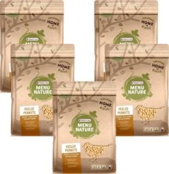Versele-Laga Menu Nature Geblancheerde Pinda's - Voer - 5 X 1 Kg