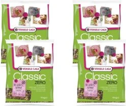 Versele-Laga Classic Zero Knaagdierenvoer – Knaagdierenvoer – 4 X 4 Kg Standaard