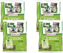 Versele-Laga Classic Cuni Konijnenvoer - Konijnenvoer - 4 X 4 Kg Standaard