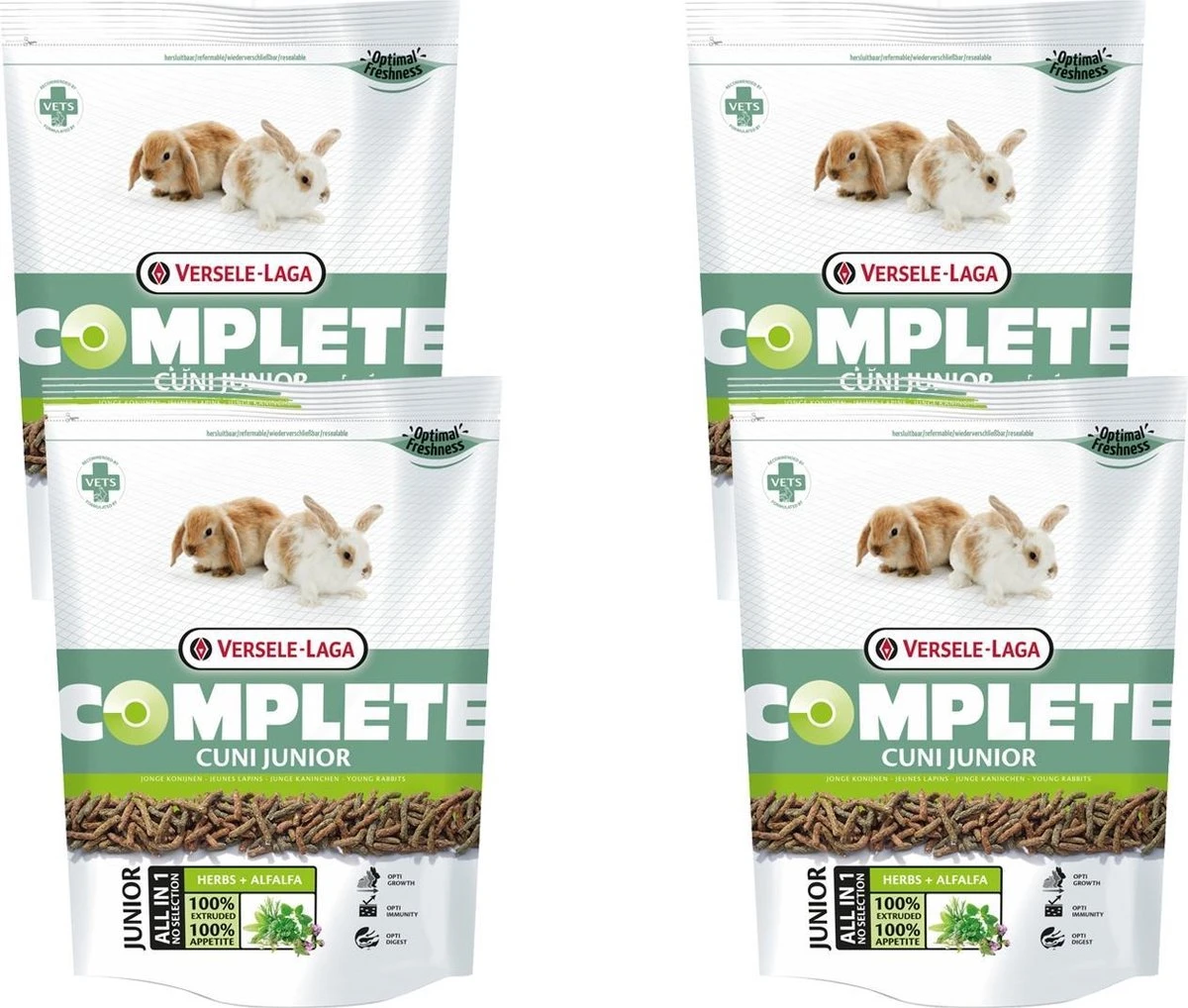 Versele-Laga Complete Cuni Junior – Konijnenvoer – 4 X 500 G 3 Versele-Laga Complete Cuni Junior – Konijnenvoer – 4 X 500 G