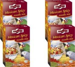 Versele-Laga Prestige Mexican Spicy Noodle - Vogelsnack - 4 X 400 G Mix