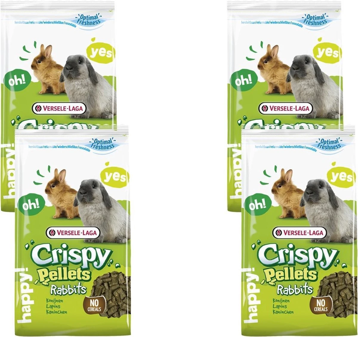 Versele-Laga Crispy Pellets Konijn – Konijnenvoer – 4 X 2 Kg 3 Versele-Laga Crispy Pellets Konijn – Konijnenvoer – 4 X 2 Kg