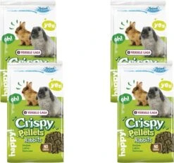 Versele-Laga Crispy Pellets Konijn - Konijnenvoer - 4 X 2 Kg
