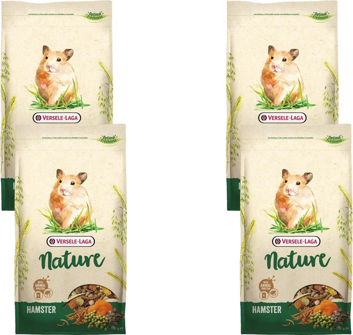 Versele-Laga Nature Hamster - Hamstervoer - 4 X 700 G 3 Versele-Laga Nature Hamster - Hamstervoer - 4 X 700 G