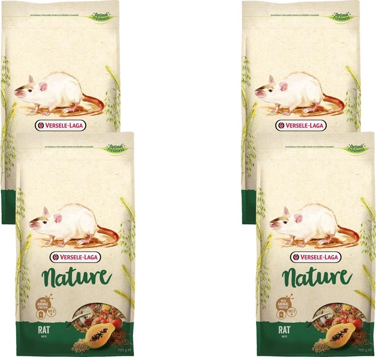 Versele-Laga Nature Rat - Rattenvoer - 4 X 700 G 3 Versele-Laga Nature Rat - Rattenvoer - 4 X 700 G