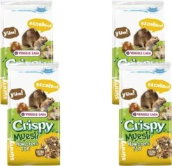 Versele-Laga Crispy Muesli Hamsters & Co - Hamstervoer - 4 X 2.75 Kg