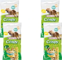 Versele-Laga Crispy Sticks Triple Variety Pack - Knaagdiersnack - 4 X Mix 3x55 G Omnivoren