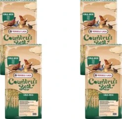Versele-Laga Country`s Best Gra-Mix Sierduiven Gebroken Mais - Pluimveevoer - 4 X 4 Kg