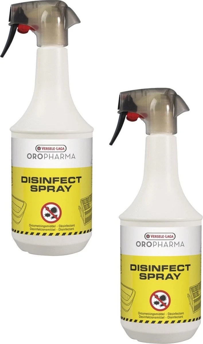 Versele-Laga Oropharma Disinfect Spray - Ontsmettingsmiddel - 2 X 1 L