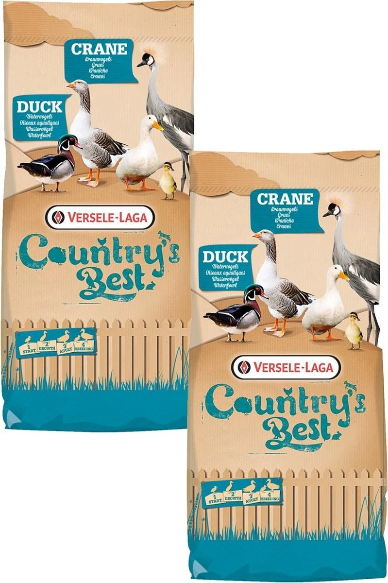 Versele-Laga Country`s Best Duck 2 Pellet - Pluimveevoer - 2 X 20 Kg 3 Versele-Laga Country`s Best Duck 2 Pellet - Pluimveevoer - 2 X 20 Kg