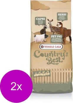 Versele-Laga Country`s Best Caprifloc 2 Muesli Geit Lama - Erfdiervoer - 2 X 15 Kg Van 3 Tot 14 Weken