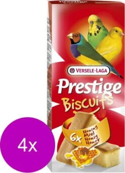 Versele-Laga Prestige Biscuits - Vogelsnack - 4 X Honing