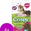 Versele-Laga Crispy Pellets Chinchilla&Degu - Chinchillavoer - 4 X 1 Kg