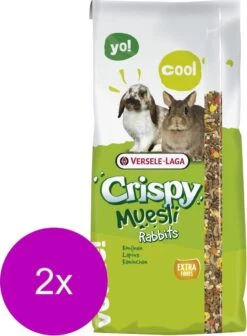 Versele-Laga Crispy Muesli Konijnen – Konijnenvoer – 2 X 20 Kg
