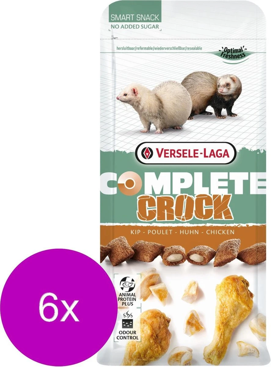 Versele-Laga Complete Crock Chicken – Knaagdiersnack – 6 X Kip 50 G 3 Versele-Laga Complete Crock Chicken – Knaagdiersnack – 6 X Kip 50 G
