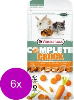 Versele-Laga Complete Crock Carrot - Knaagdiersnack - 6 X Wortel 50 G