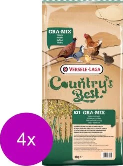 Versele-Laga Country`s Best Gra-Mix Hennegraan - Kippenvoer - 4 X 4 Kg