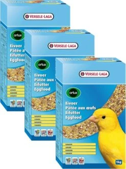 Versele-Laga Orlux Eivoer Droog Kanarie - Vogelvoer - 3 X 1 Kg Geel