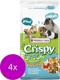 Versele-Laga Crispy Snack Popcorn – Rattenvoer – 4 X 1.75 Kg