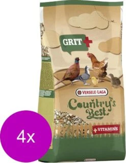 Versele-Laga Country`s Best Grit Plus - Kippenvoer - 4 X 1.50 Kg