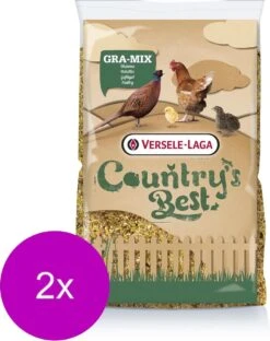 Versele-Laga Country`s Best Gra-Mix Kuiken- & Kwartelgraan - Kippenvoer - 2 X 20 Kg