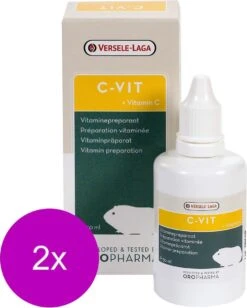 Versele-Laga Oropharma C-Vit Multivitamine Cavia's - Voedingssupplement - Weerstand - 2 X 50 Ml