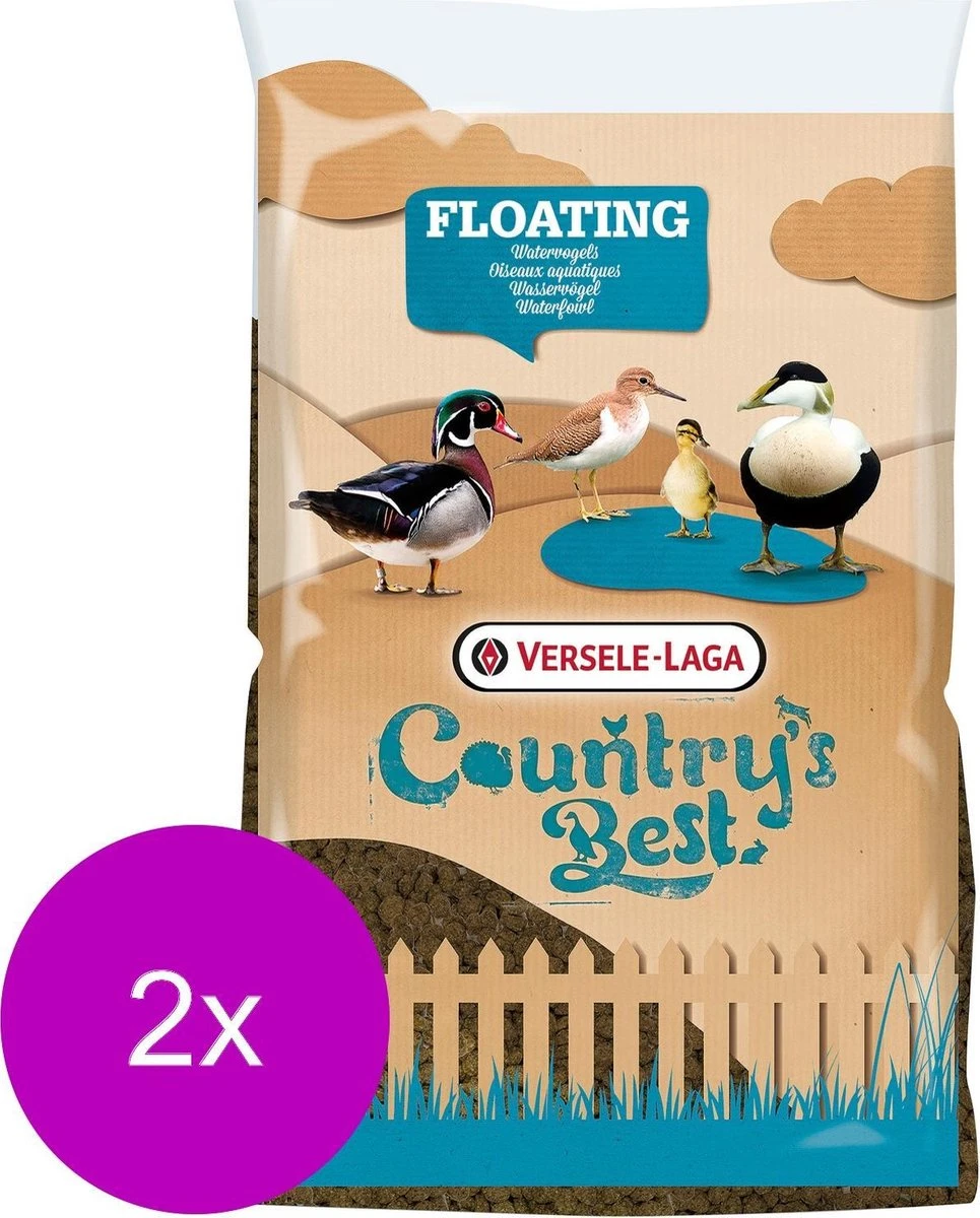 Versele-Laga Country`s Best Floating Micro Kleine Startkorrel - Pluimveevoer - 2 X 5 Kg 3 Versele-Laga Country`s Best Floating Micro Kleine Startkorrel - Pluimveevoer - 2 X 5 Kg