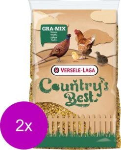 Versele-Laga Country`s Best Gra-Mix Kuiken-& Fazantenmix - Kippenvoer - 2 X 20 Kg